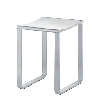 Табурет Keuco Plan 14982170038, цвет алюминий серебристый анодированный/светло-серый