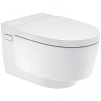 Электронный унитаз Geberit Aquaclean Mera Classic 146.204 11.1 подвесной, безободковый и крышка-биде, альпийский белый - Gidratop.ru изображение