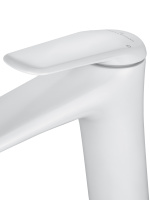 Смеситель для раковины WONZON & WOGHAND Elbe, Белый матовый (WW-A41222-MW) - Gidratop.ru изображение