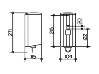 Диспенсер жидкого мыла Keuco Plan 14954 010100 - Gidratop.ru изображение
