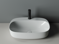 Умывальник чаша накладная овальная Element 595x420x155мм - Gidratop.ru изображение