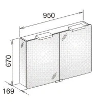 Зеркальный шкаф Keuco Elegance New 21603 171301 - Gidratop.ru изображение