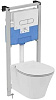 Унитаз подвесной с инсталляцией и кнопкой Ideal Standard ProSys R031001 - Gidratop.ru изображение