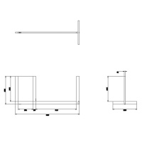 GESSI  INVERSO ACCESSORIES напольный держатель для полотенец, цвет: Warm Bronze Br PVD - Gidratop.ru изображение