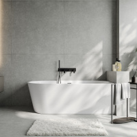 Акриловая ванна ABBER AB9502-1.4 R белая - Gidratop.ru изображение