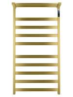 Полотенцесушитель электрический WONZON & WOGHAND FRANKFURT, Брашированное золото (WW-1029-BG) - Gidratop.ru изображение