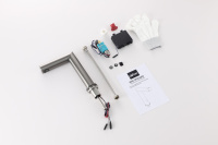 Смеситель ABBER Perfekte 316 AF8A101BGGS сенсорный для раковины, оружейная сталь брашированная - Gidratop.ru изображение