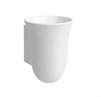 Стакан для щеток New Classic 8.7385.4.000.000.1 настенный, в комплекте с крепежами, белый глянцевый