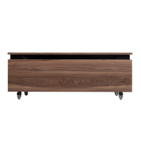 SLIDER Тумба с одним выкатным ящиком, орех дымчатый, 996x476x300, SLIDER-1000-1C-PI-NA-P - Gidratop.ru изображение