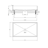 GESSI 316 раковина 600x350 мм., для установки на столешницу, без перелива, нержавеющая сталь, цвет черный матовый - Gidratop.ru изображение