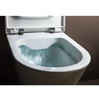 Подвесной унитаз Laufen Kartell Rimless 8.2033.6.000.000.1 (8203360000001) безободковый - Gidratop.ru изображение