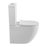 Унитаз-компакт безободковый BelBagno AMANDA BB051CPR/BB051T/BB089SC - Gidratop.ru изображение
