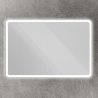 MULTICOLORE Зеркало со встроенной разноцветной подсветкой RGB и сенсорным выключателем CZR-SPC-MC-1200-800-RGB-TCH, 12V, 220-240V, 1200x800x30 - Gidratop.ru изображение