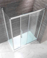 Душевой уголок CEZARES LUX-SOFT-W-AH-1-130/90-C-Cr-IV - Gidratop.ru изображение