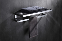 Полка для полотенец ABBER Westen AA1758 хром - Gidratop.ru изображение