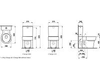 Унитаз-компакт Laufen Val 8.2428.1.000.000.1, безободковый, с бачком 8.2928.1.000.871.1, белый - Gidratop.ru изображение