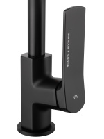 Смеситель для кухни WONZON & WOGHAND, Черный матовый (WW-L1006-MB) - Gidratop.ru изображение