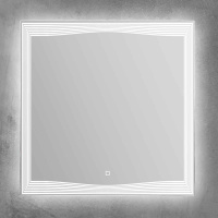 Зеркало с встроенным светильником и сенсорным выключателем SPC-LNS-700-700-LED-TCH, 12W, 220-240V, 700x30x700 - Gidratop.ru изображение