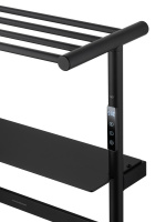 Полотенцесушитель электрический WONZON & WOGHAND DÜSSELDORF, Черный матовый (WW-A208-MB) - Gidratop.ru изображение