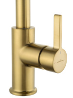 Смеситель для кухни c подключением фильтра WONZON & WOGHAND, Брашированное золото (WW-88458008-BG) - Gidratop.ru изображение