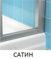 Душевой уголок Ravak Chrome CRV2+CRV2, 80 x 90 см, профиль сатин, витраж транспарент, 1QV40U00Z1/1QV70U00Z1 - Gidratop.ru изображение