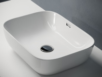 Умывальник чаша ELEMENT накладная прямоугольная 460x330x135мм - Gidratop.ru изображение