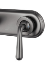 Смеситель для раковины встраиваемый WONZON & WOGHAND STEAM, Темный графит (WW-88869008-BGM) - Gidratop.ru изображение