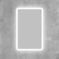 Зеркало с встроенным светильником и сенсорным выключателем SPC-MAR-500-800-LED-TCH, 12W, 220-240V, 500x30x800 - Gidratop.ru изображение