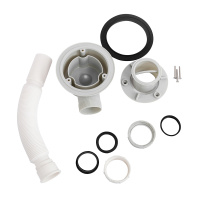 Сифон для душевых поддонов с гидрозатвором универсальный BelBagno BB-01-90 - Gidratop.ru изображение