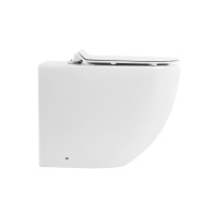 Унитаз приставной безободковый BelBagno SFERA-R BB2141CBR/BB2111SC - Gidratop.ru изображение