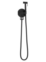 Смеситель с гигиеническим душем встраиваемый WONZON & WOGHAND FRAME, Черный матовый (WW-88829010-MB) - Gidratop.ru изображение