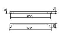 Полотенцедержатель Keuco Edition 11, 60 см, 11101 010600, хром - Gidratop.ru изображение