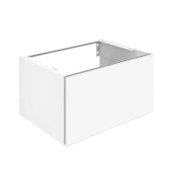 Тумба под раковину Keuco Plan 32951300000, 65 см, подвесная, 1 ящик, цвет белый глянцевый - Gidratop.ru изображение