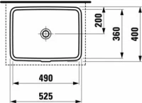 Раковина Laufen Pro 8.1196.1.000.109.1, врезная снизу - Gidratop.ru изображение