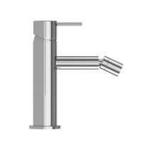 LEAF-BSM-L-01-W0 Смеситель для биде однорычажный, без донного клапана, исполнение Хром - Gidratop.ru изображение