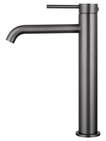 Смеситель для раковины высокий WONZON & WOGHAND STICK, Темный графит (WW-88239017-BGM) - Gidratop.ru изображение