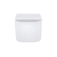 Унитаз подвесной Ultra VT1-32 безободковый, цвет белый, ультратонкое soft-close сиденье - Gidratop.ru изображение