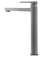 Смеситель для раковины высокий WONZON & WOGHAND CUBE 2.0, Темный графит (WW-88019068-BGM) - Gidratop.ru изображение