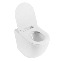 Унитаз приставной безободковый BelBagno SFERA-R BB2141CBR/BB2111SC - Gidratop.ru изображение