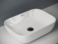 Умывальник чаша ELEMENT накладная прямоугольная 460x330x135мм - Gidratop.ru изображение