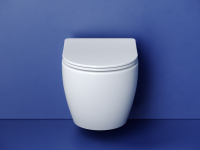 Подвесной унитаз Metropol Торнадо безоободковый белый - Gidratop.ru изображение