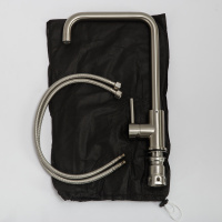 Смеситель для кухни, нержавеющая сталь, исполнение сатин BB-LAM03A-IN - Gidratop.ru изображение