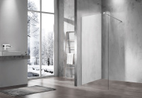 Душевая перегородка Walk-In VSW-1H110CL,1100*2000, хром, стекло прозрачное - Gidratop.ru изображение