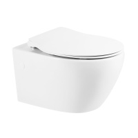 Унитаз подвесной безободковый BelBagno PROSPERO BB507B/BB2020SC - Gidratop.ru изображение