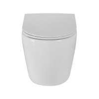 Унитаз приставной безободковый BelBagno SFERA-R BB2141CBR/BB902SC - Gidratop.ru изображение