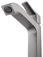 Смеситель для раковины высокий WONZON & WOGHAND FLEX, Темный графит (WW-88019072-BGM) - Gidratop.ru изображение