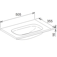 Раковина Keuco Royal Universe 32791 315000, 50 см, без отверстия под смеситель, белый - Gidratop.ru изображение