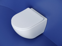 Подвесной унитаз Metropol Торнадо безоободковый белый - Gidratop.ru изображение