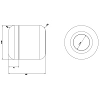 Gessi Goccia корзина для мусора из керамики, цвет: черный - Gidratop.ru изображение