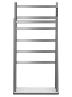 Полотенцесушитель электрический напольный WONZON & WOGHAND ESSEN, Брашированный никель (WW-A407-BR) - Gidratop.ru изображение